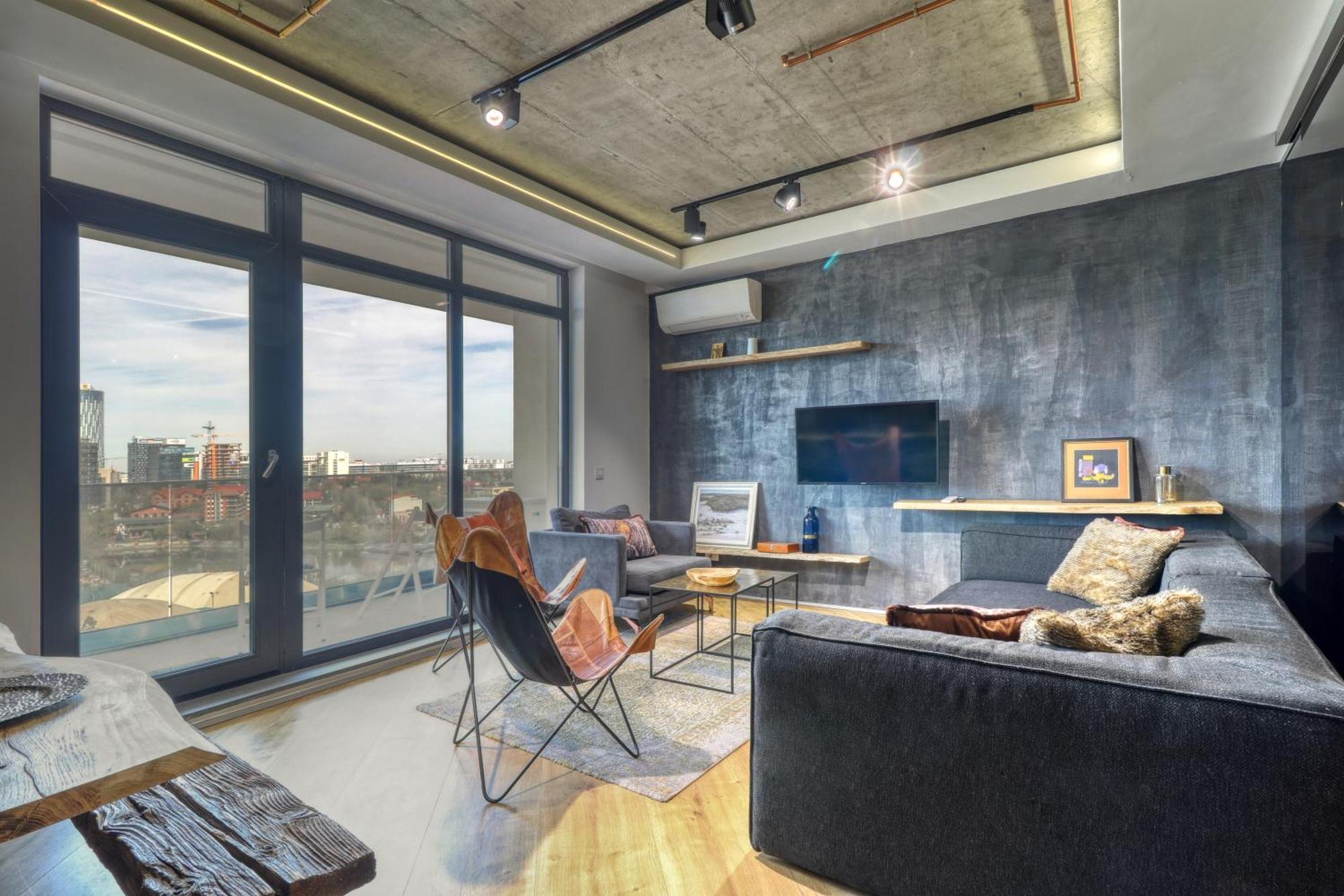 Penthouse Floreasca Bucareste Exterior foto