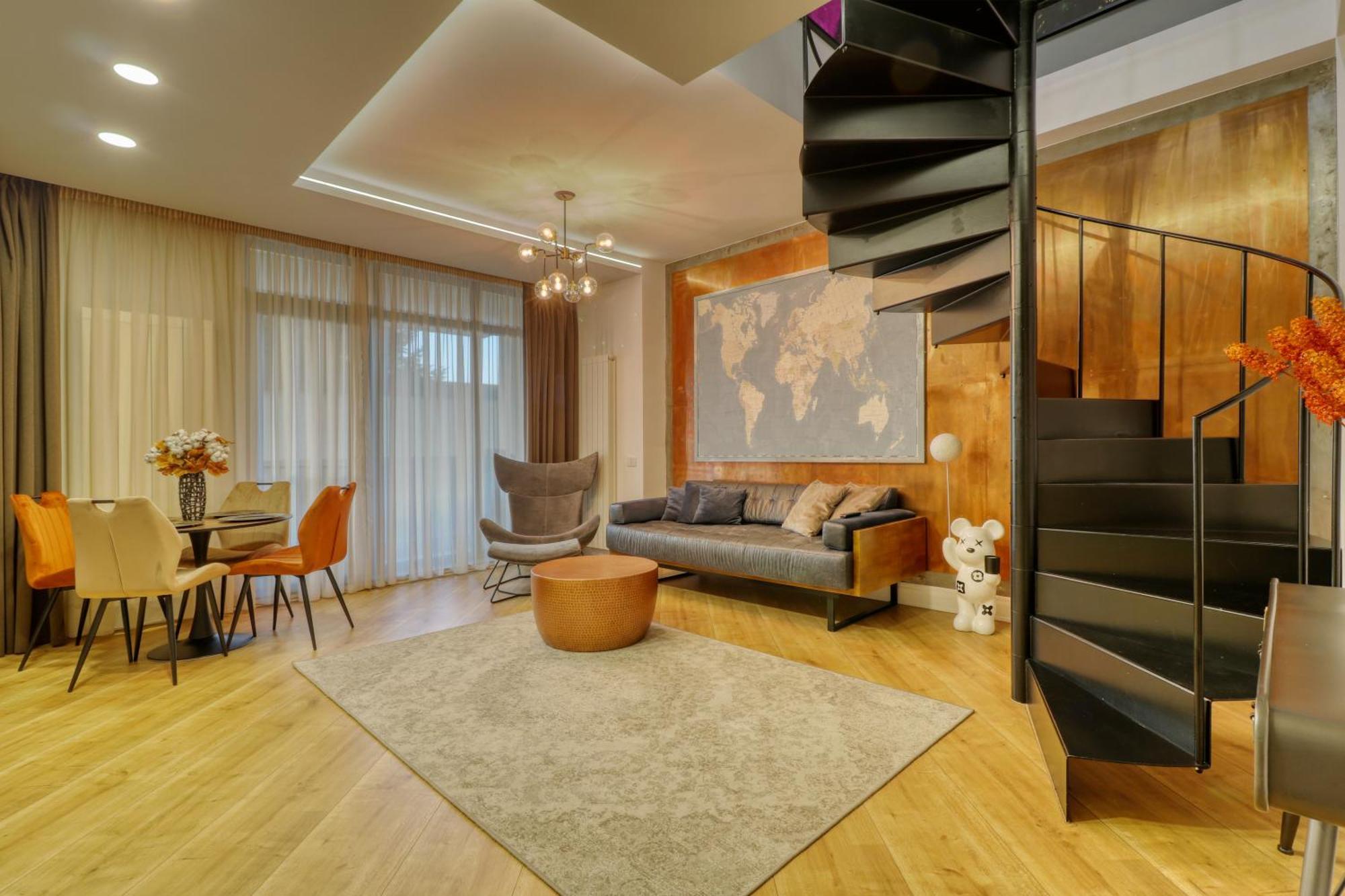 Penthouse Floreasca Bucareste Exterior foto