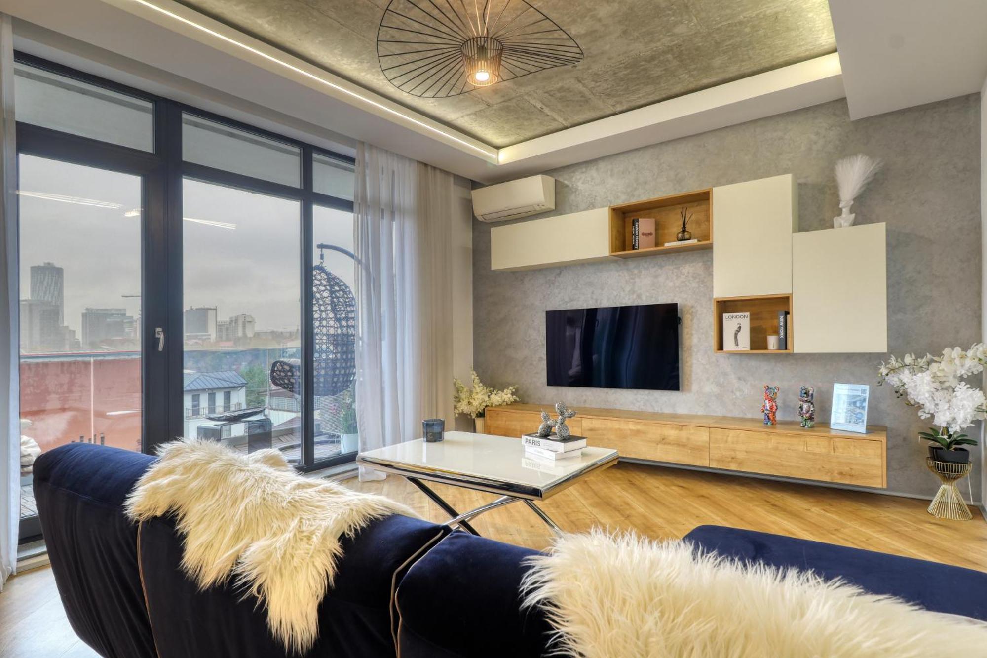 Penthouse Floreasca Bucareste Exterior foto