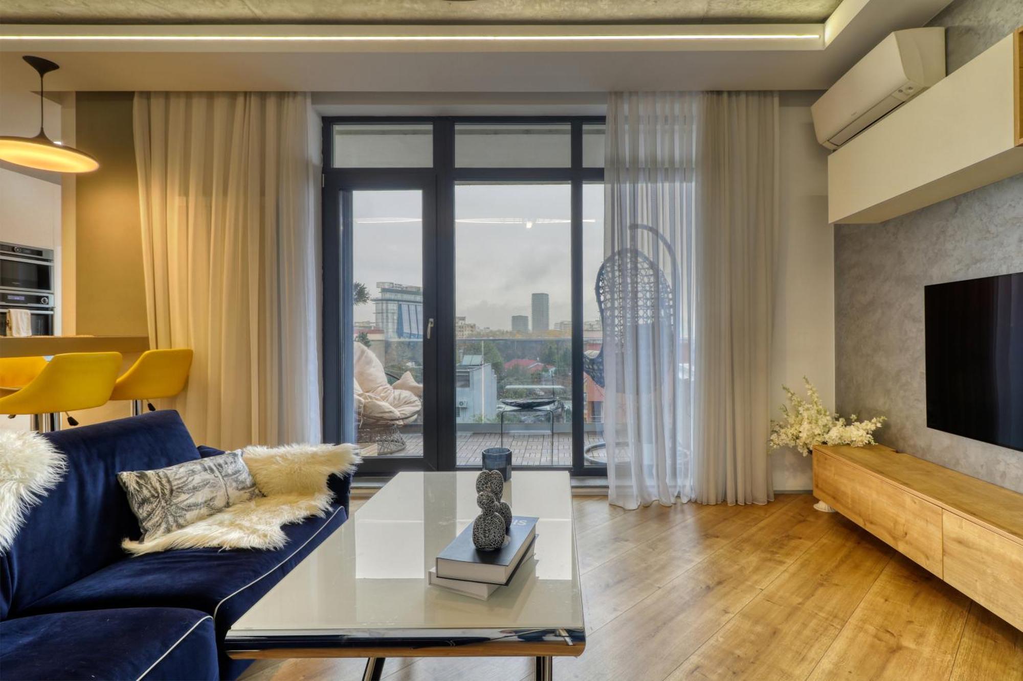 Penthouse Floreasca Bucareste Exterior foto